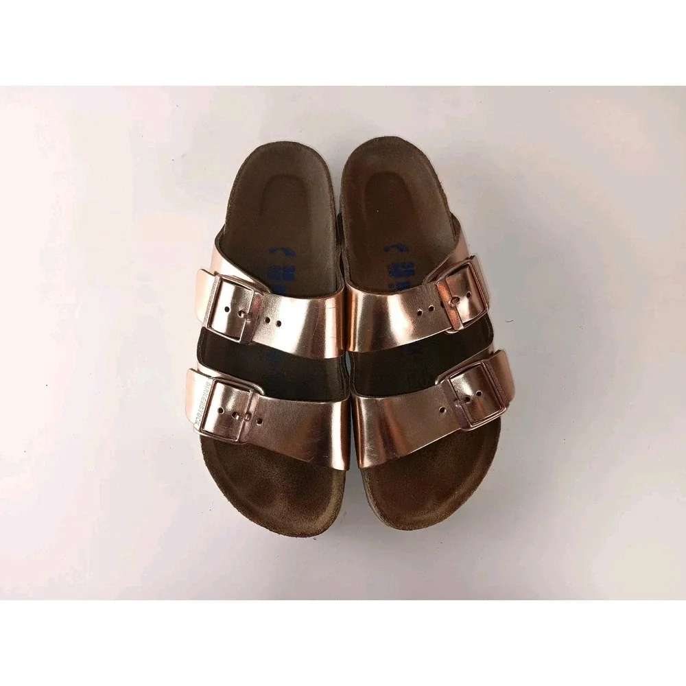 Birkenstock Arizona Soft Footbed Women's Double Strap Shoes Size 7 unisex - Picture 5 of 12